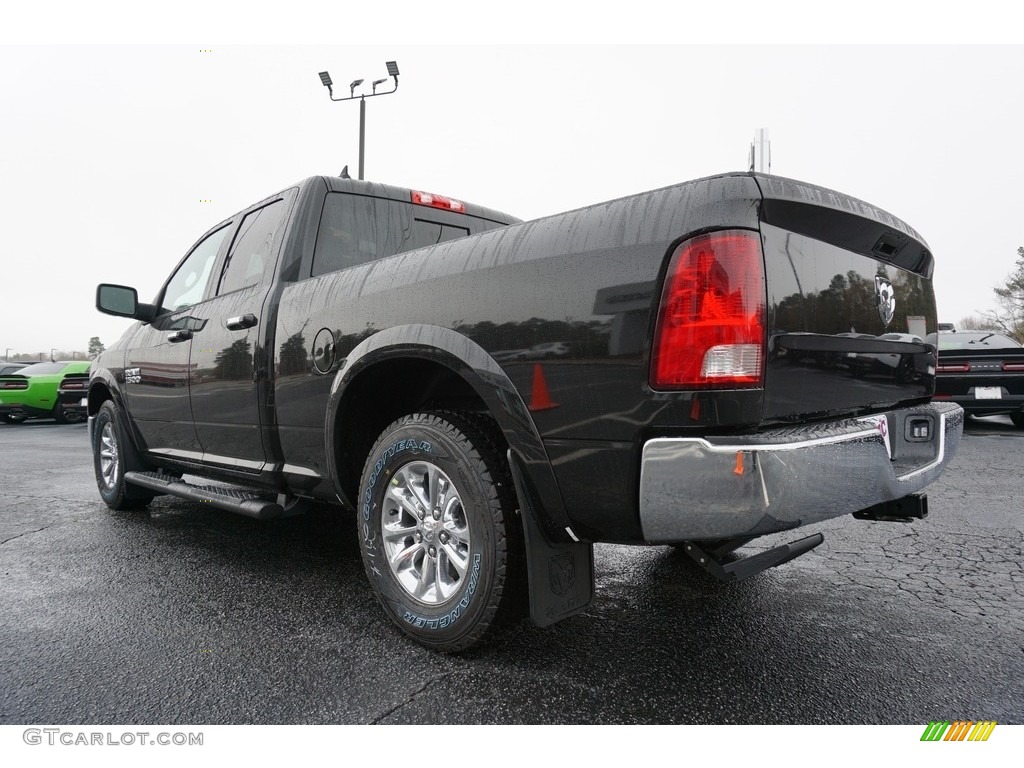 2018 1500 Harvest Edition Quad Cab - Brilliant Black Crystal Pearl / Black/Diesel Gray photo #5