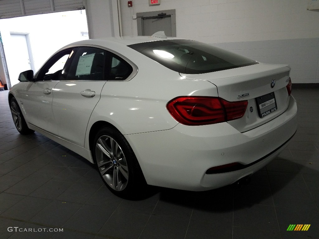 2018 4 Series 430i xDrive Gran Coupe - Alpine White / Black photo #6