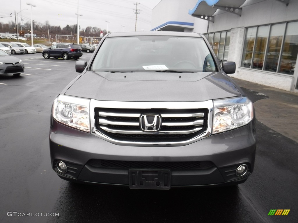 2015 Pilot EX-L 4WD - Modern Steel Metallic / Black photo #5