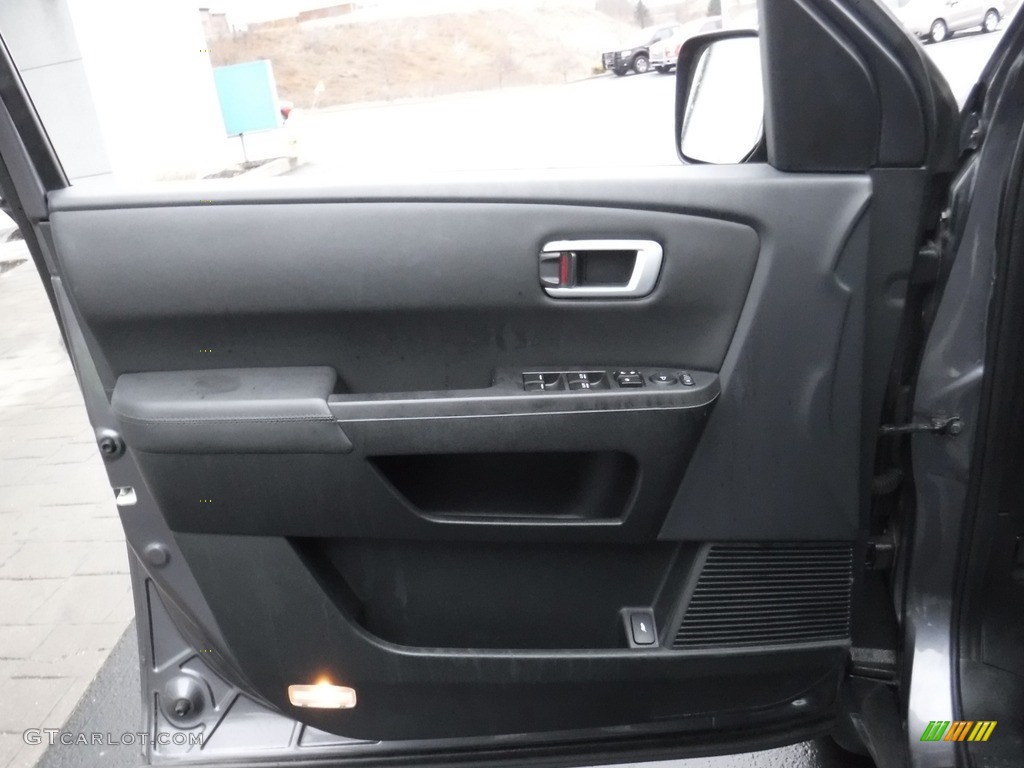 2015 Pilot EX-L 4WD - Modern Steel Metallic / Black photo #12