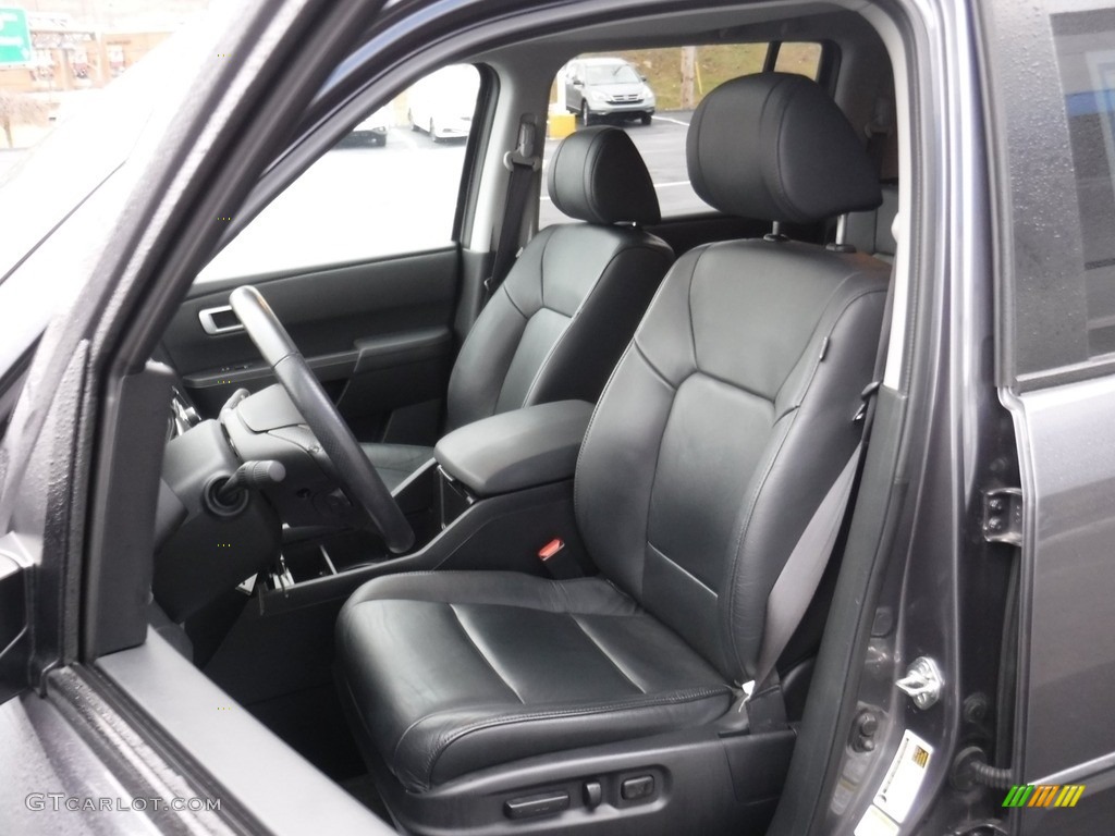 2015 Pilot EX-L 4WD - Modern Steel Metallic / Black photo #13