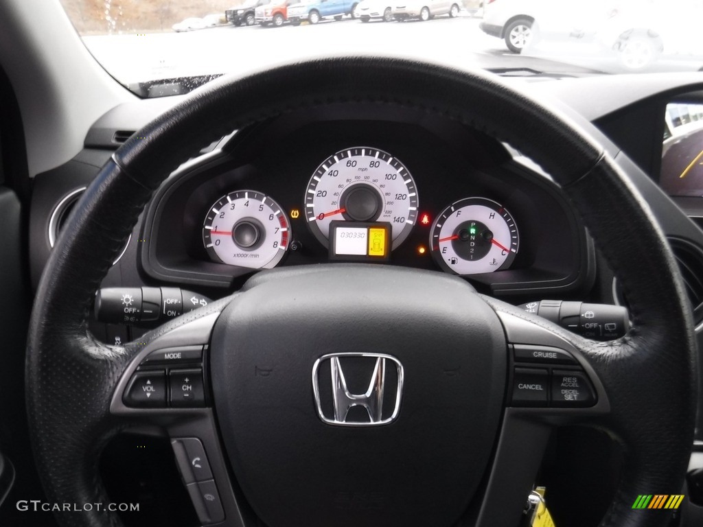 2015 Pilot EX-L 4WD - Modern Steel Metallic / Black photo #21