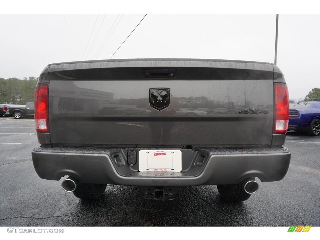 2018 1500 Express Crew Cab 4x4 - Granite Crystal Metallic / Black/Diesel Gray photo #6