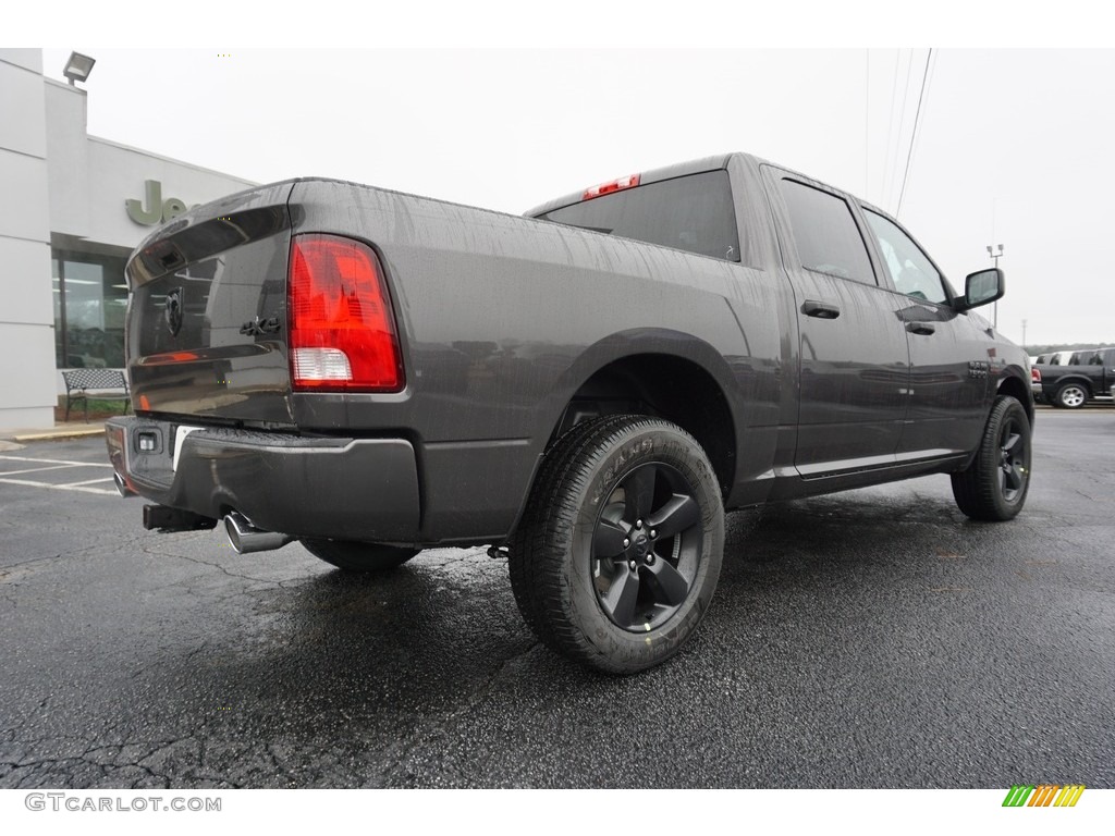 2018 1500 Express Crew Cab 4x4 - Granite Crystal Metallic / Black/Diesel Gray photo #7