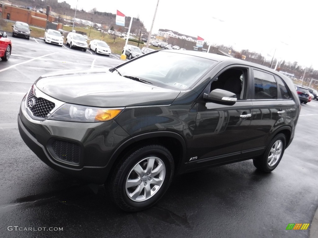 2013 Sorento LX AWD - Tuscan Olive / Gray photo #6