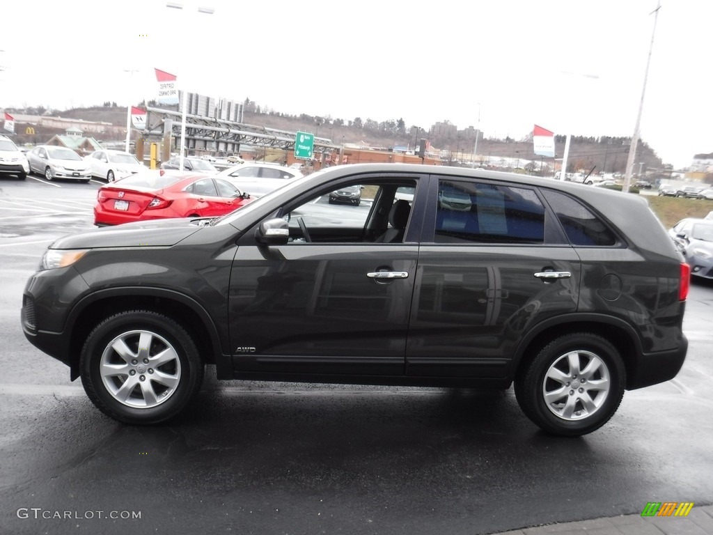 2013 Sorento LX AWD - Tuscan Olive / Gray photo #7