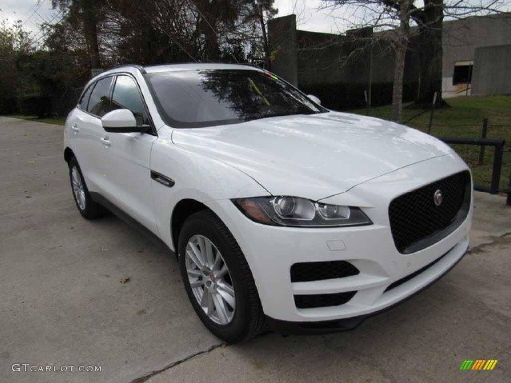 Fuji White 2018 Jaguar F-PACE 30t AWD Prestige Exterior Photo #124580276