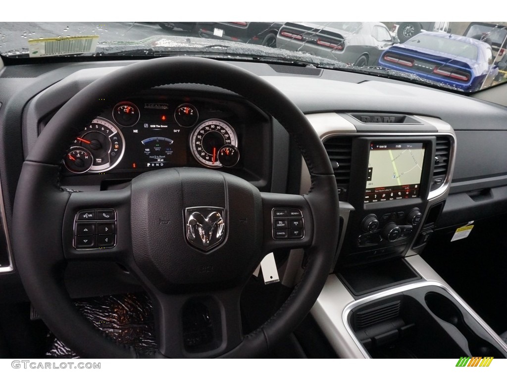2018 1500 Harvest Edition Quad Cab - Brilliant Black Crystal Pearl / Black/Diesel Gray photo #10