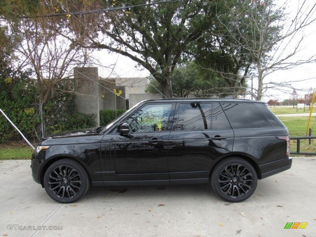 2017 Range Rover HSE - Santorini Black Metallic / Ebony/Ebony photo #11