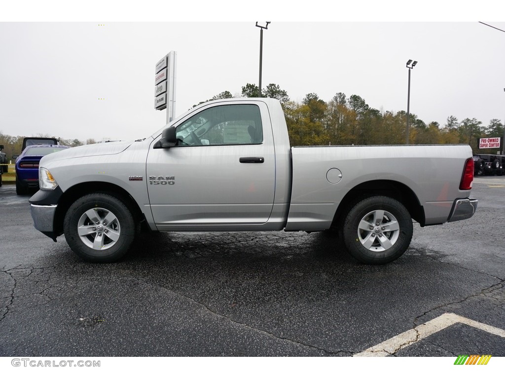 2018 1500 Tradesman Regular Cab - Bright Silver Metallic / Black/Diesel Gray photo #4