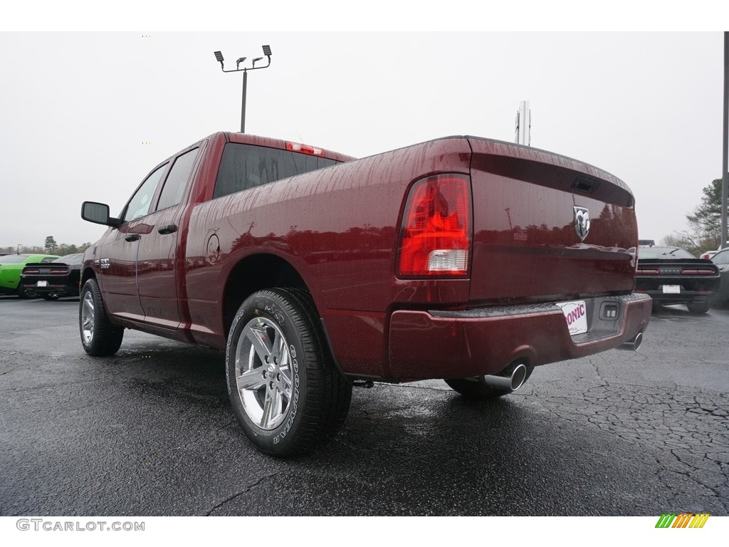 2018 1500 Express Quad Cab - Delmonico Red Pearl / Black/Diesel Gray photo #5