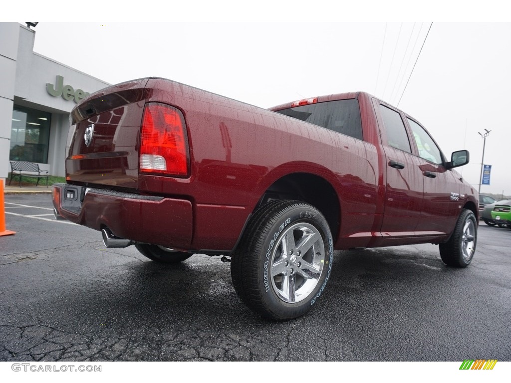 2018 1500 Express Quad Cab - Delmonico Red Pearl / Black/Diesel Gray photo #7