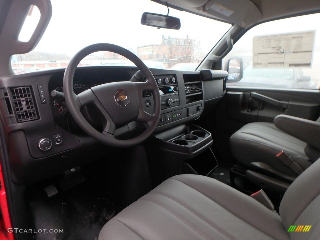 Medium Pewter Interior 2018 Chevrolet Express 2500 Cargo WT Photo #124581845