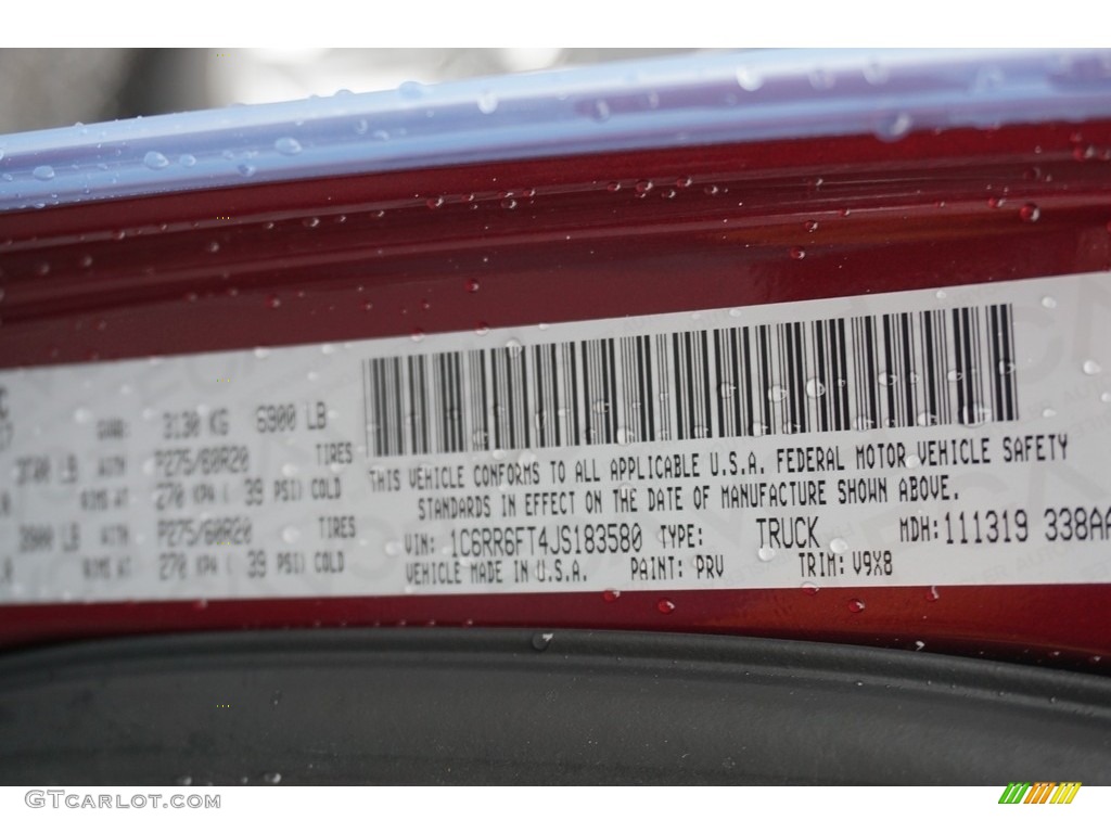 2018 1500 Express Quad Cab - Delmonico Red Pearl / Black/Diesel Gray photo #16