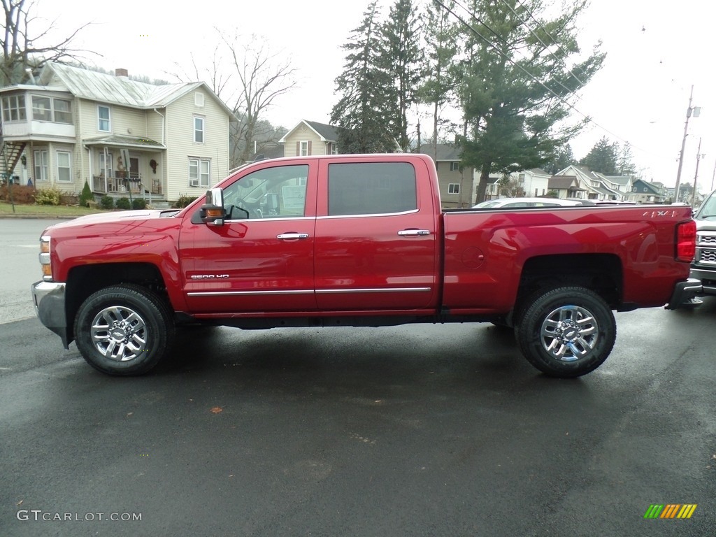 Cajun Red Tintcoat 2018 Chevrolet Silverado 2500HD LT Crew Cab 4x4 Exterior Photo #124582334