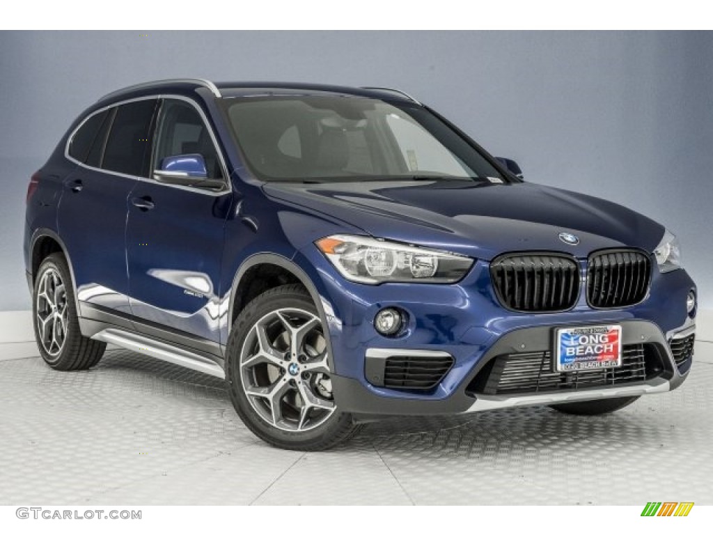 Mediterranean Blue Metallic 2018 BMW X1 sDrive28i Exterior Photo #124583495