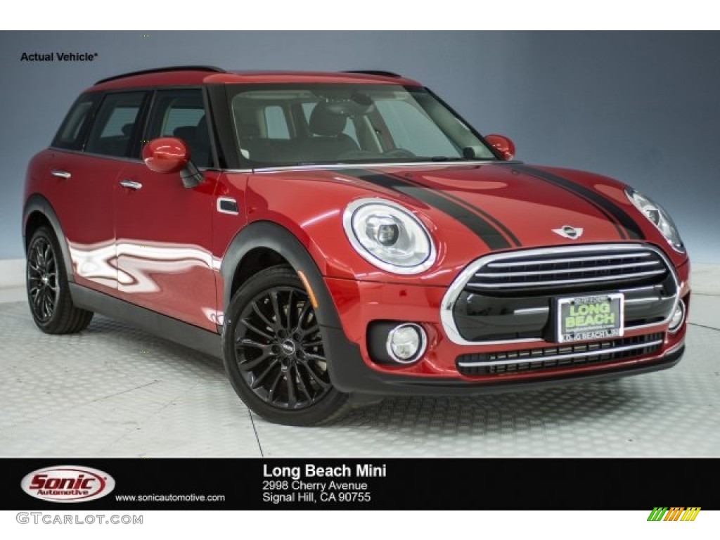 2017 Clubman Cooper - Blazing Red Metallic / Carbon Black photo #1