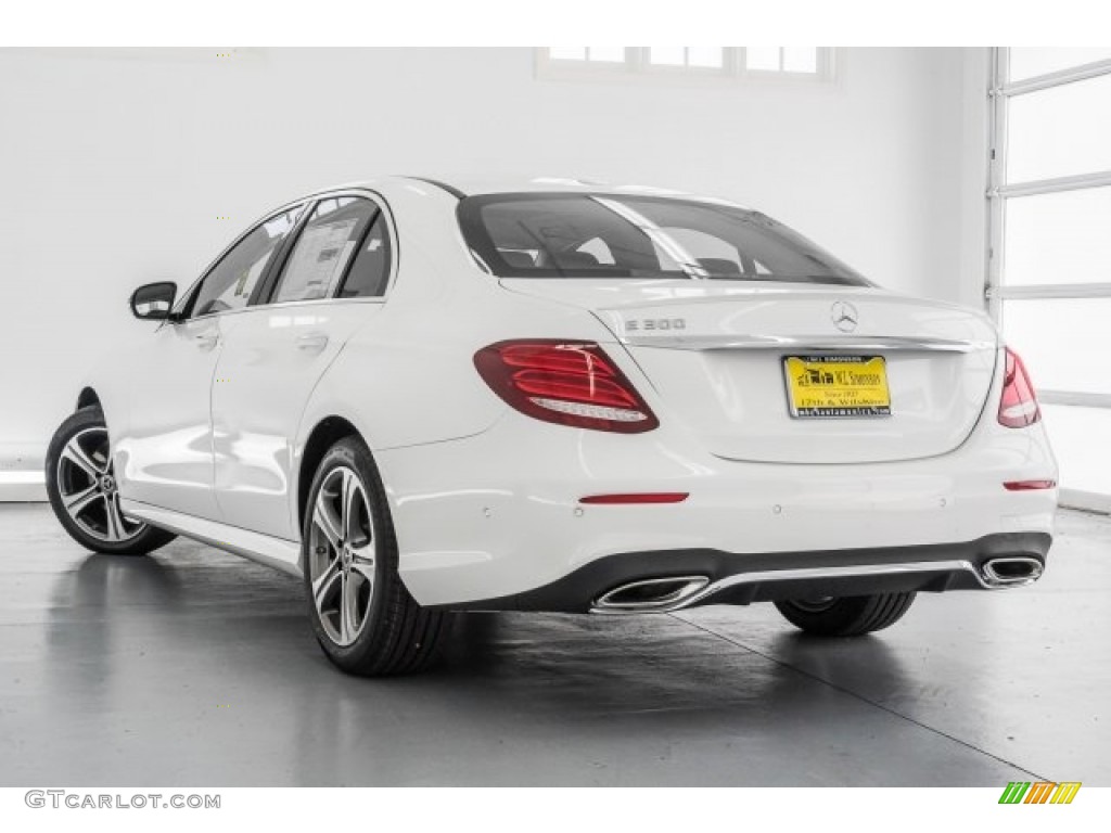 2018 E 300 Sedan - Polar White / Black photo #3