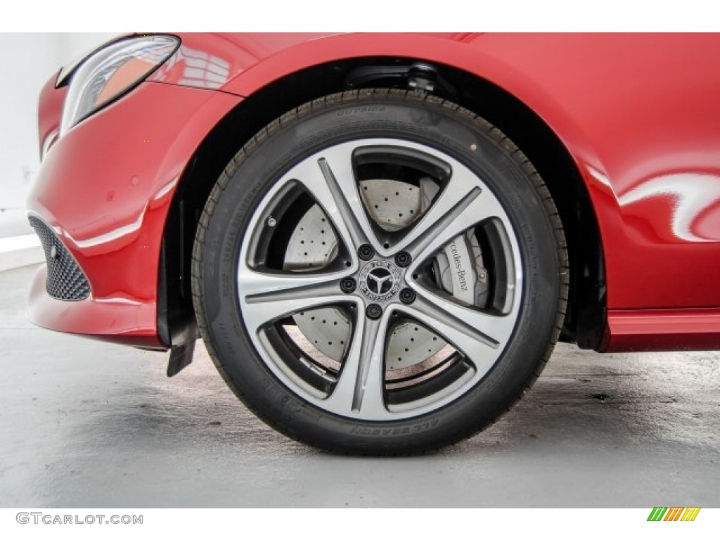 2018 E 400 Coupe - designo Cardinal Red Metallic / Macchiato Beige/Espresso Brown photo #9