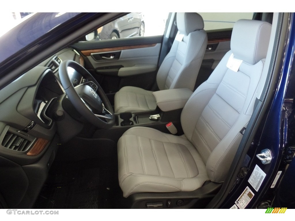 2018 CR-V EX-L AWD - Obsidian Blue Pearl / Gray photo #8