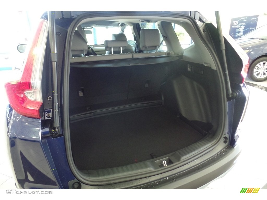 2018 CR-V EX-L AWD - Obsidian Blue Pearl / Gray photo #14