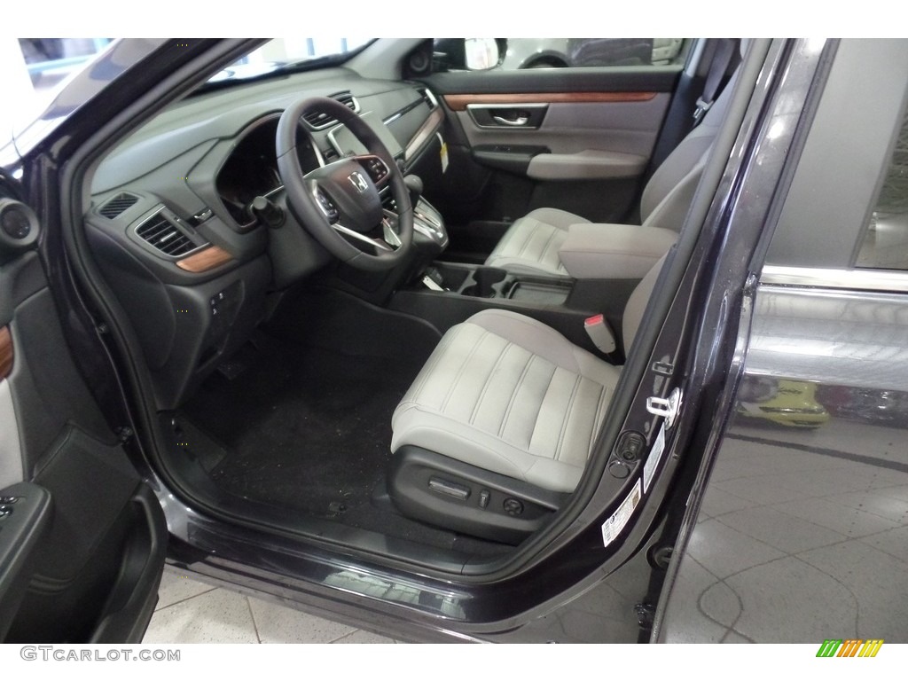 Gray Interior 2018 Honda CR-V EX AWD Photo #124590969