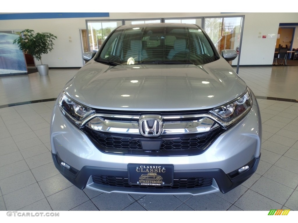 2018 CR-V EX AWD - Lunar Silver Metallic / Gray photo #3