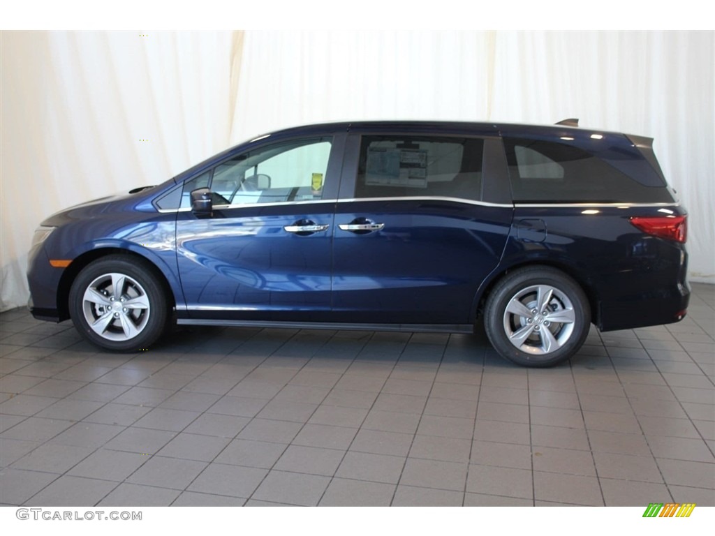 2018 Odyssey EX-L - Obsidian Blue Pearl / Gray photo #5