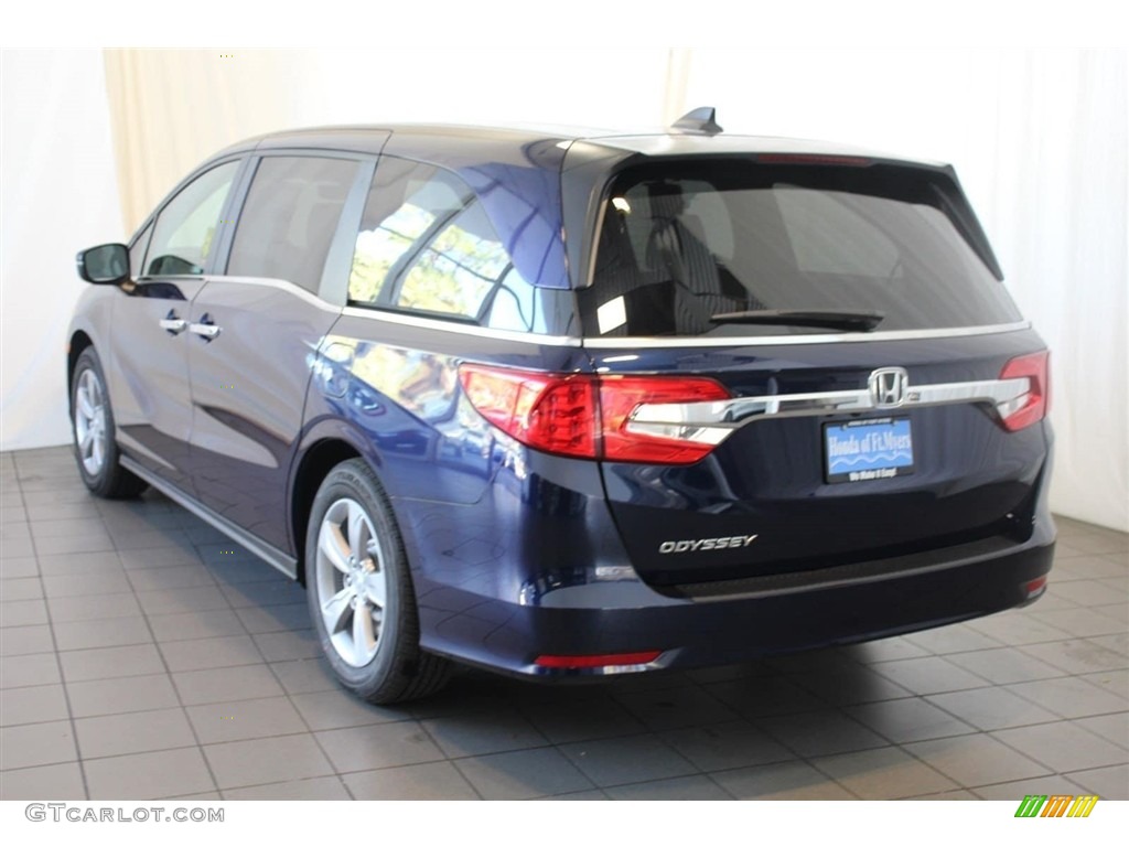 2018 Odyssey EX-L - Obsidian Blue Pearl / Gray photo #6