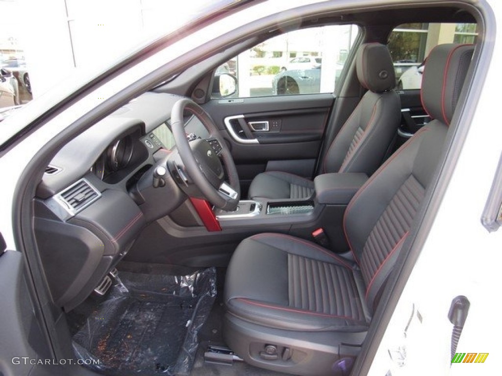 Ebony/Pimento Interior 2018 Land Rover Discovery Sport HSE Photo #124592711