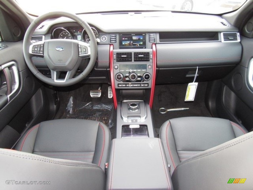 2018 Land Rover Discovery Sport HSE Ebony/Pimento Dashboard Photo #124592720