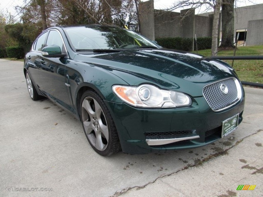 Emerald Fire Metallic 2009 Jaguar XF Supercharged Exterior Photo #124593720