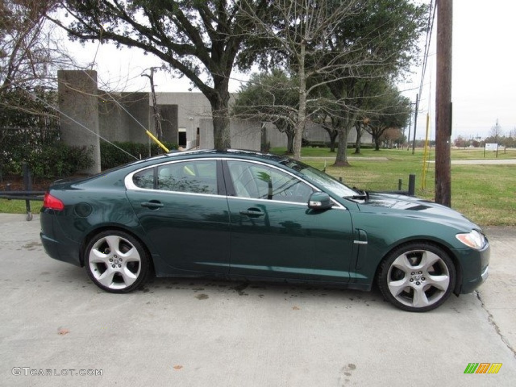 Emerald Fire Metallic 2009 Jaguar XF Supercharged Exterior Photo #124593792