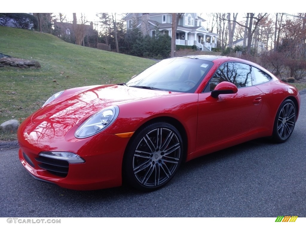 2016 911 Carrera S Coupe - Guards Red / Black/Luxor Beige photo #1