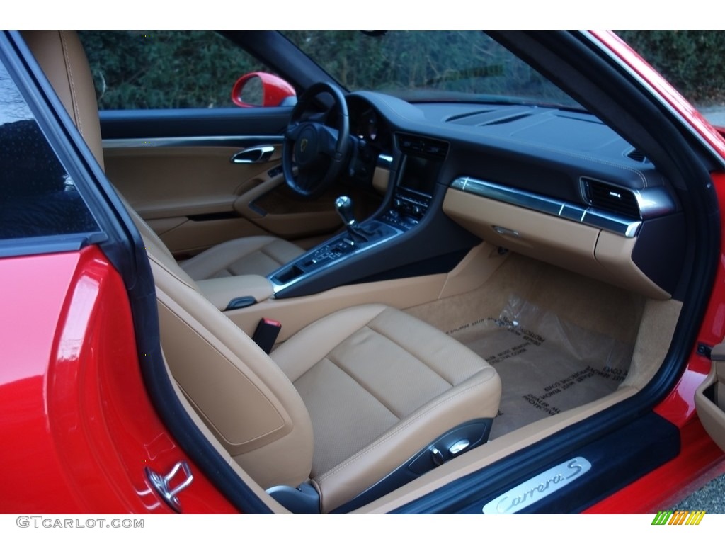 2016 911 Carrera S Coupe - Guards Red / Black/Luxor Beige photo #13