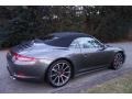 2013 Agate Grey Metallic Porsche 911 Carrera 4S Cabriolet  photo #8