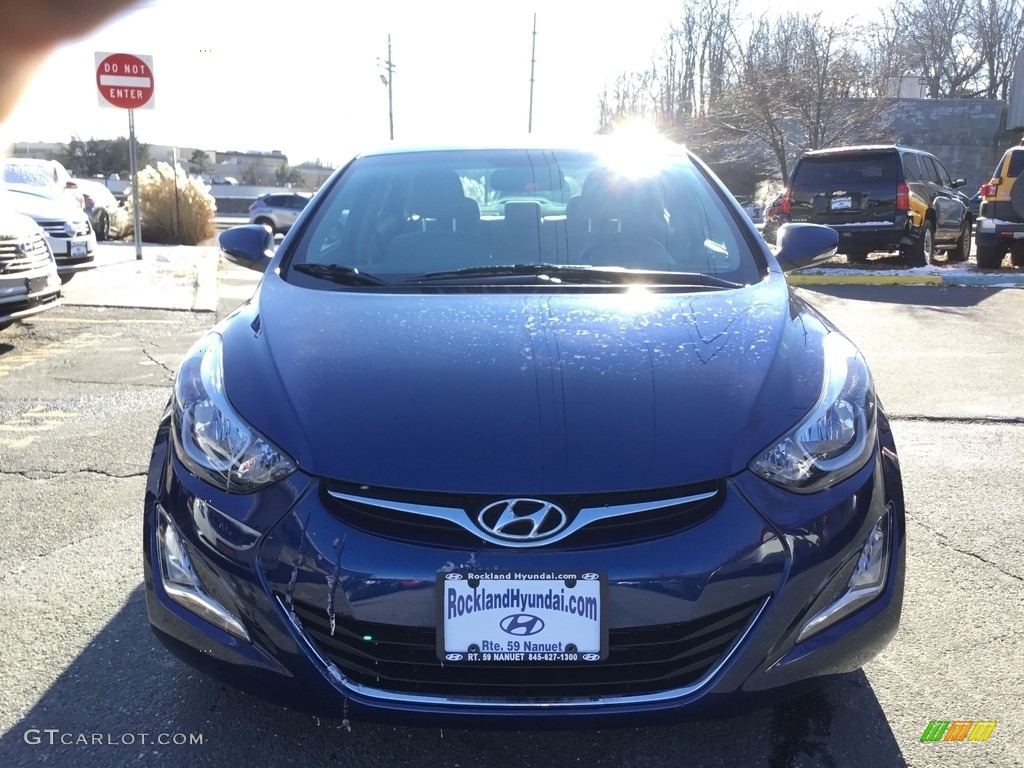 2016 Elantra Value Edition - Blue / Beige photo #2