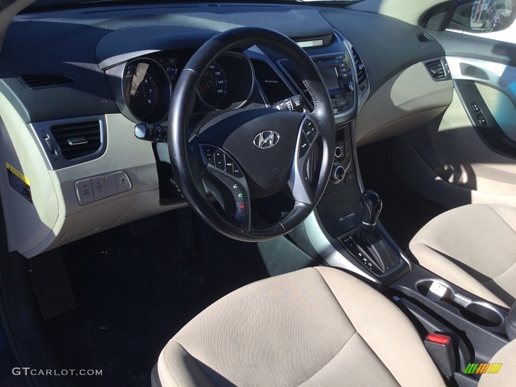 2016 Elantra Value Edition - Blue / Beige photo #9