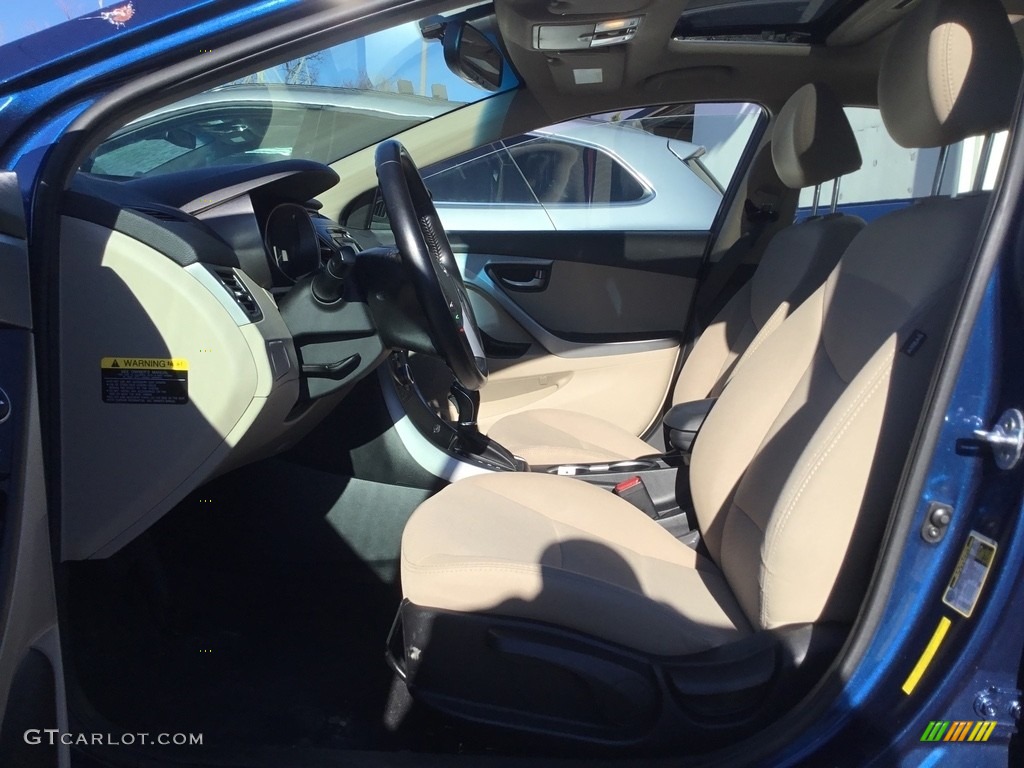 2016 Elantra Value Edition - Blue / Beige photo #10