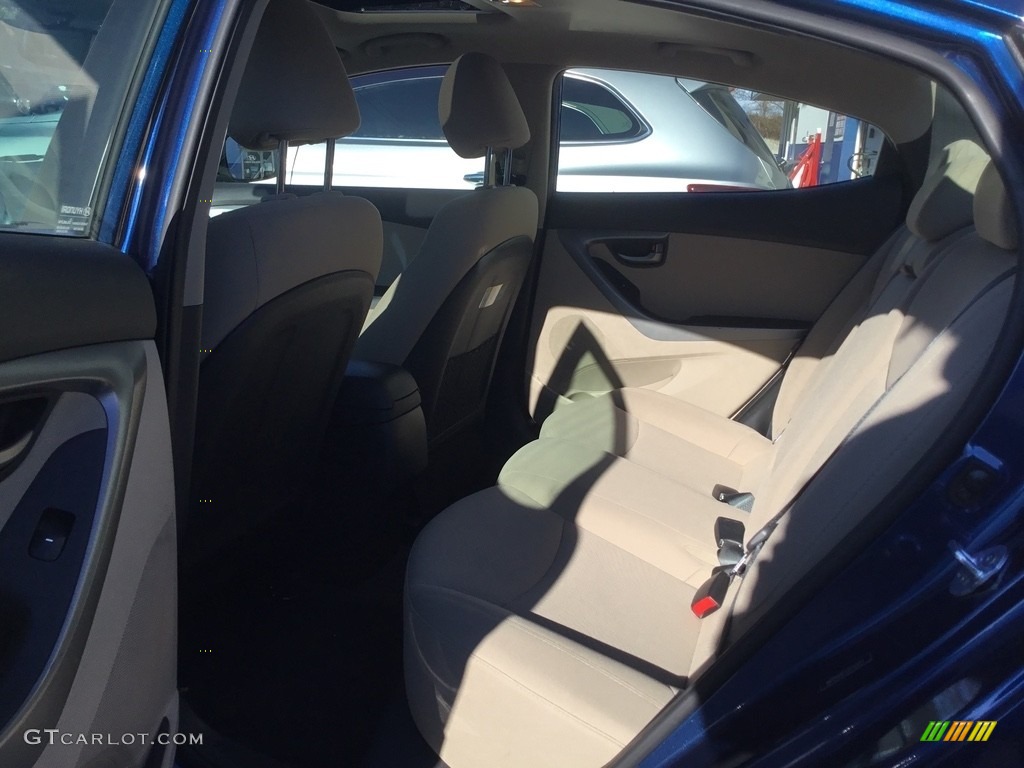 2016 Elantra Value Edition - Blue / Beige photo #21