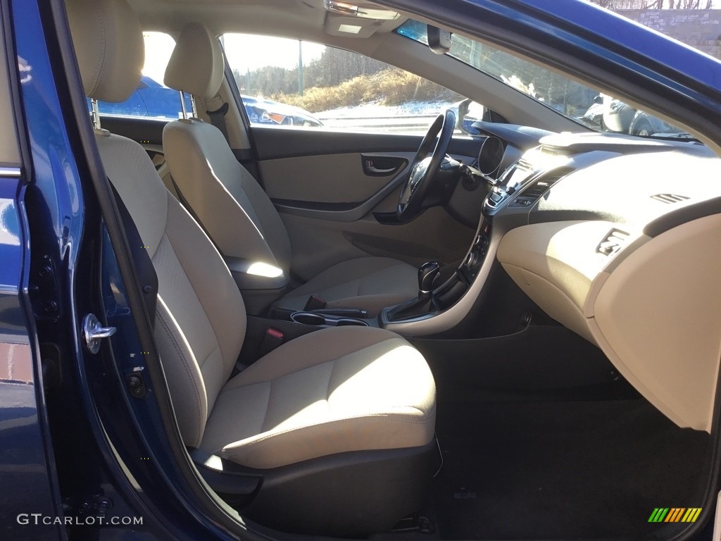 2016 Elantra Value Edition - Blue / Beige photo #26