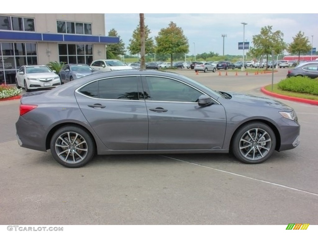 2018 TLX V6 Sedan - Modern Steel Metallic / Graystone photo #8