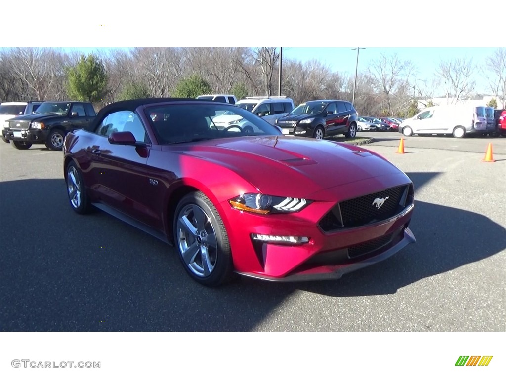 2018 Mustang GT Premium Convertible - Ruby Red / Ebony photo #1