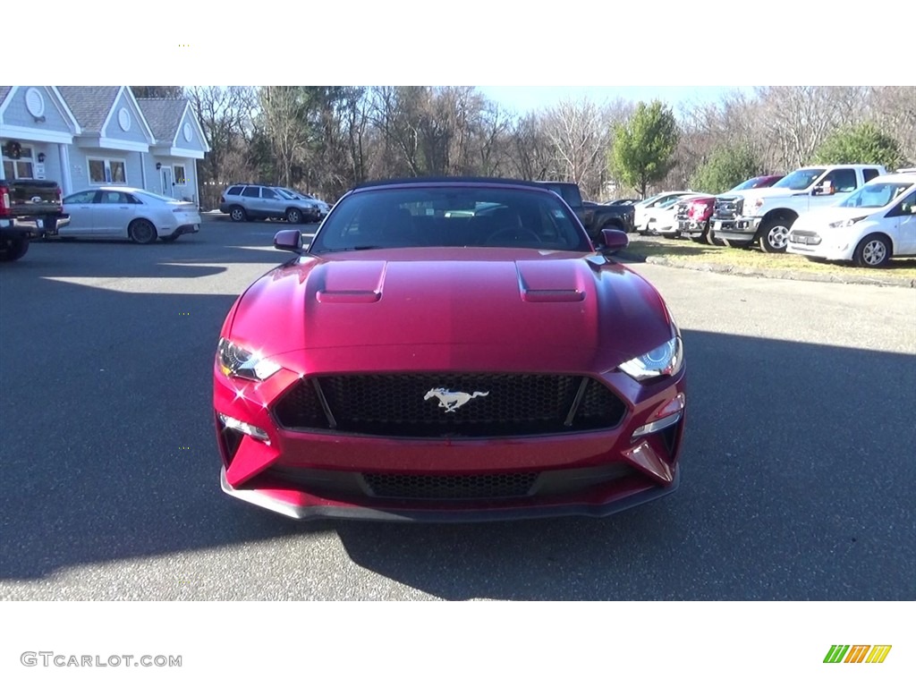 2018 Mustang GT Premium Convertible - Ruby Red / Ebony photo #2