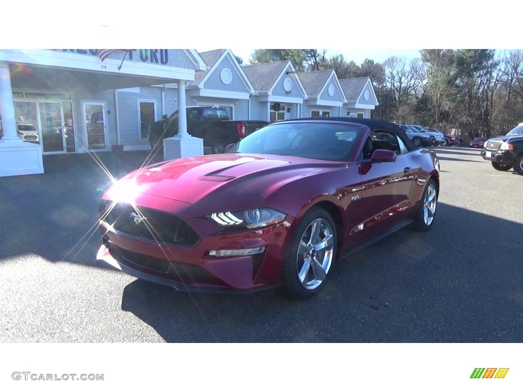 2018 Mustang GT Premium Convertible - Ruby Red / Ebony photo #3