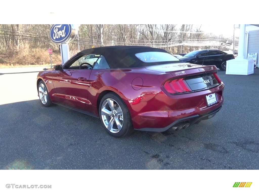 2018 Mustang GT Premium Convertible - Ruby Red / Ebony photo #5
