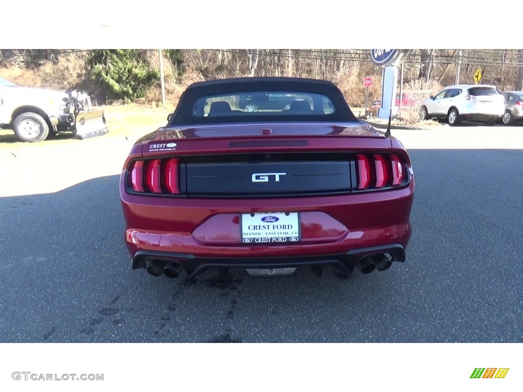 2018 Mustang GT Premium Convertible - Ruby Red / Ebony photo #6