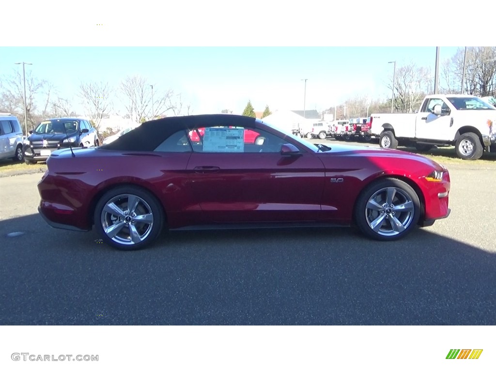 2018 Mustang GT Premium Convertible - Ruby Red / Ebony photo #8