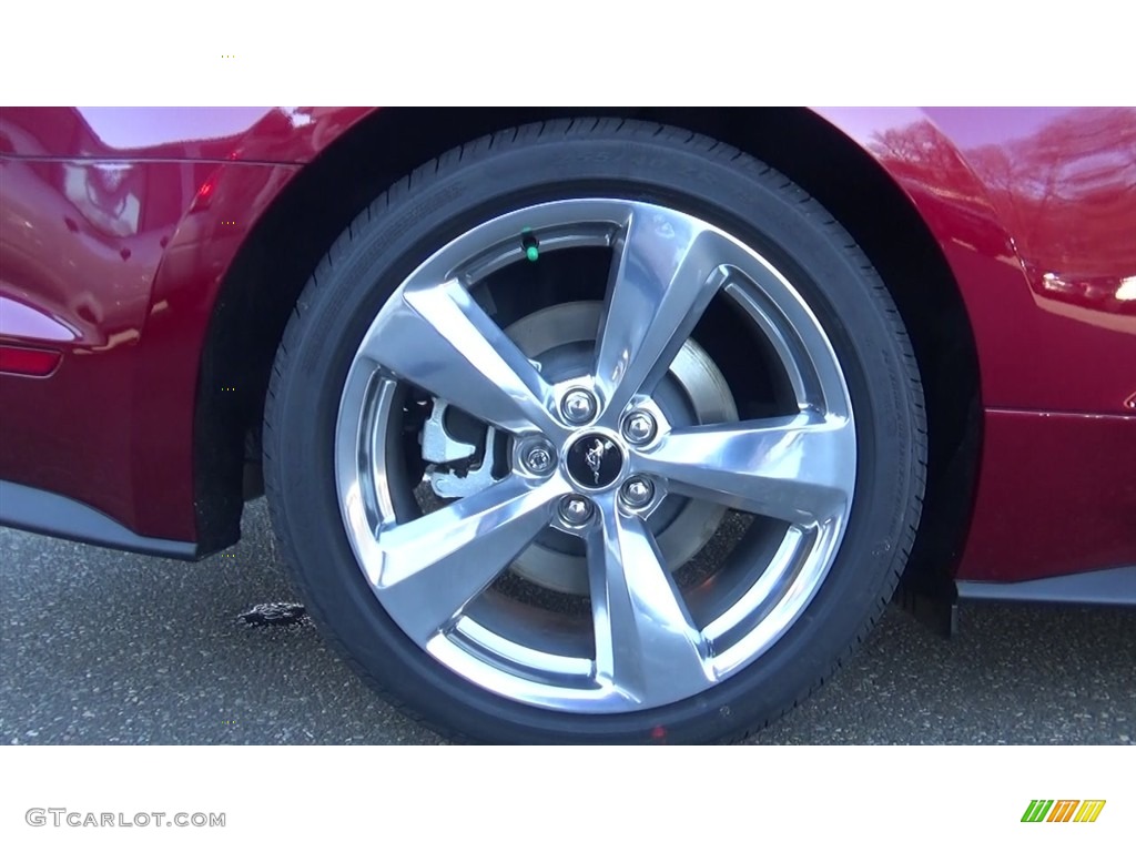 2018 Mustang GT Premium Convertible - Ruby Red / Ebony photo #21