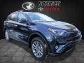 2018 Electric Storm Blue Toyota RAV4 Limited AWD Hybrid  photo #1